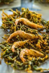 Thai fried shrimp -street food
