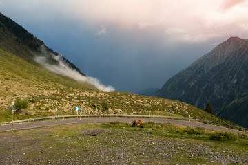 Carretera de alta montaña