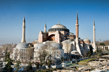 Obraz premium world locations,Asia,Europe,turkey,marmara,istanbul,,Basilica of Hagia Sophia,Ayasofya Museum,