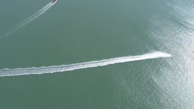 hydrocycle on the sea