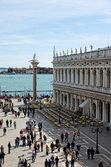Obraz premium St. Mark's Square, Piazza San Marco, Veneto, Venice, Italy.