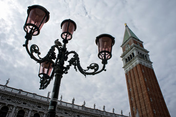 Fototapeta na wymiar St. Mark's Square, Piazza San Marco, Veneto, Venice, Italy.