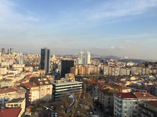 Obraz premium Istanbul city view at sunset
