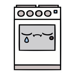 cute cartoon kitchen oven