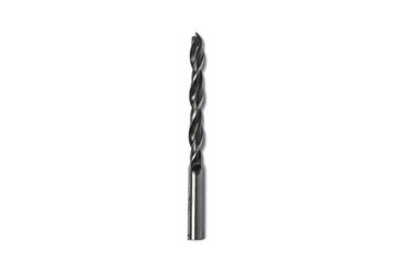 Wood drill bit over a white background