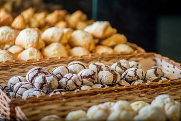pastry in the bakery pastry shop