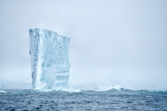 Iceberg in the mist