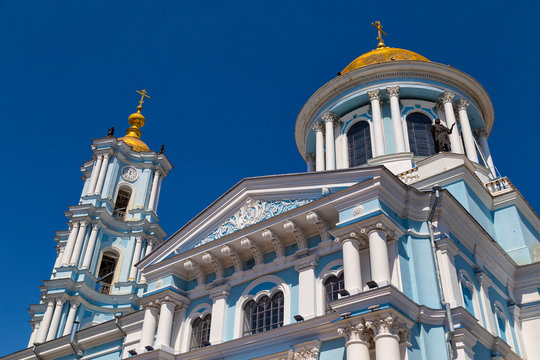 Ancient Savior Transfiguration Cathedral. City Sumy, Ukraine