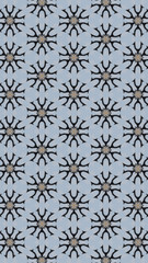 Ornate geometric pattern and abstract colored background