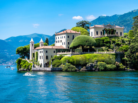 Italy, Lombardy, Termezzo, Lake Como, Villa del Balbianello