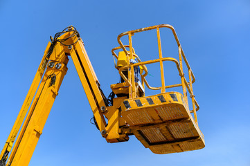 Arbeitsb&uuml;hne eines Hubsteigers