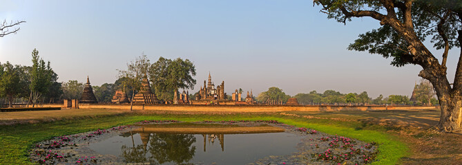Panorama Geschichtspark Sukhothai