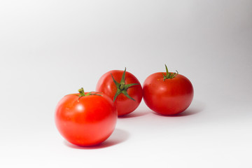 isolated one potaote on the white background