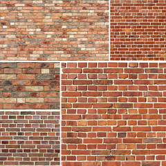 collage with red brick walls