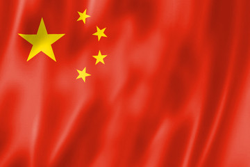 National flag of China. People's Republic of China, PRC