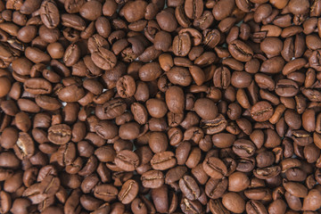 Coffee Beans Textured Background