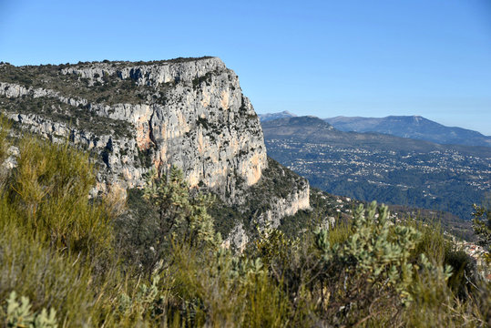 Baou de St Jeannet sur la C&ocirc;te d'Azur
