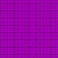 Seamless Pattern With Abstract Geometric Style. Repeating Sample Figure And Line. Vector illustration. Purple color