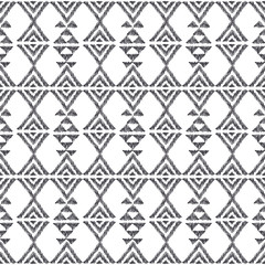 Tribal indian american seamless pattern. Vector hand drawn aztec geometrical ornaments