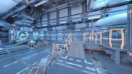 宇宙船内部 © tsuneomp