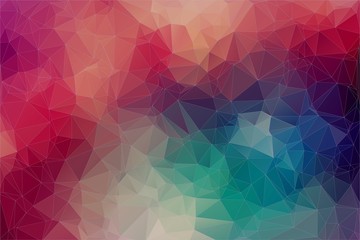Fototapeta premium Abstract 2D geometric multicolor background Vector EPS 10