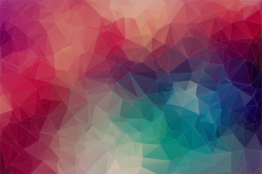 Abstract 2D geometric multicolor background Vector EPS 10
