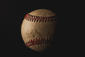 Dirty old baseball