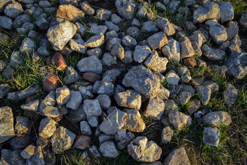 Steintextur, Stein, Textur, Geröll, Kiesel, Hart, Hintergrund, Warm