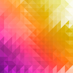 Gradient Grid Mosaic Background, Creative Design Templates. Abstract Geometric backgrounds purple, yellow, orange Colors.