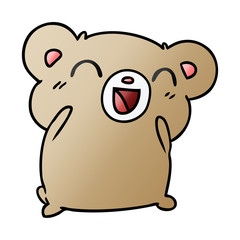 gradient cartoon kawaii cute hamster