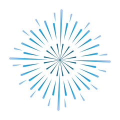 Obraz premium sunburst circular isolated icon