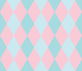 Seamless geometric pattern. Rhombus background. Vector illustration. 