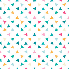 Triangular background. Seamless geometric pattern. Seamless abstract triangle geometrical background. Infinity geometric pattern. Vector illustration.