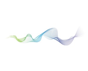 Wave line illustration design