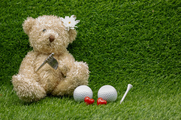 Obraz premium to golfer with love