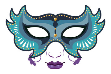 mask mardi gras © Stockgiu