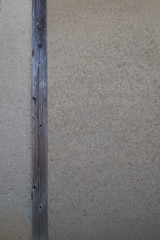 Japanese traditional mud wall