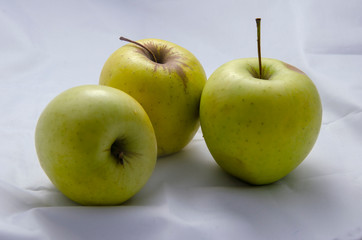 fresh golden apples