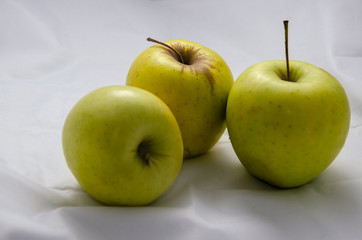 fresh golden apples