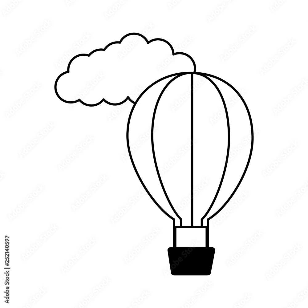 Canvas Prints hot air balloon cloud