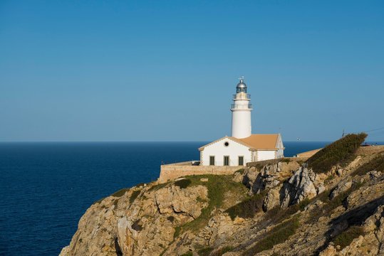 Lighthousehouse Far de Capdepera, Cala Ratjada, Majorca, Balearics, Spain, Europe