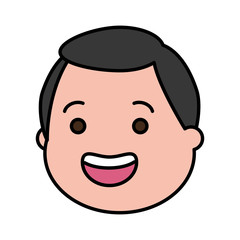 Obraz premium smiling man face