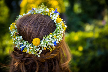 Naklejka premium Princess Flower Crown Tiara