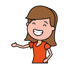 woman cartoon portrait