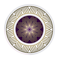 Decorative Floral Ornament. Vector Illustration. For Coloring Book, Greeting Card, Invitation, Tattoo. Anti-Stress Therapy Pattern