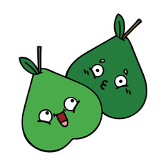 cute cartoon pears
