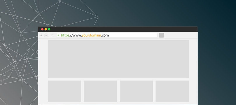 Domain name Website Illustration