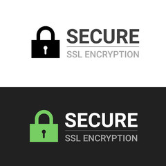 Secure your site with HTTPS, Secure connection icon vector illustration isolated, flat style secured ssl shield symbols, protected safe data encryption technology, https certificate privacy sign