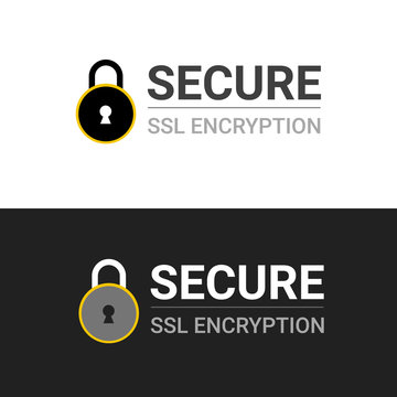 Secure your site with HTTPS, Secure connection icon vector illustration isolated, flat style secured ssl shield symbols, protected safe data encryption technology, https certificate privacy sign