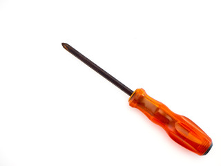 Fototapeta premium Screwdriver on isolated white background